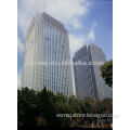 Semi hidden frame aluminium curtain wall